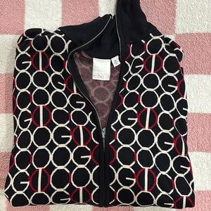 COOGI | Coogi logo vintage zip up sweater